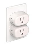 nooie Bluetooth Smart Plug, WiFi Mini Smart Outlet, Remote/Voice Control, Compatible with Alexa Google Home, Schedule Timer, Child Lock, ETL Certified, 2.4G (2 Packs)