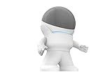 Splin Alexa Smart Speaker Echo Dot 4th or 5th Gen Desktop Stand Stand - Amazon- Mr. Bill (White)