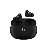 Beats Studio Buds + | True Wireless Noise Cancelling Earbuds, Enhanced Apple & Android Compatibility, Built-in Microphone, Sweat Resistant Bluetooth Headphones, Spatial Audio - Black/Gold
