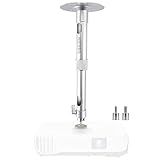 NIERBO Universal Projector Wall Ceiling Mount Hanger 360°Rotatable Head with Extendable Length 11.8 Inch to 19.7 Inch / 11 lbs Load Mounting Bracket