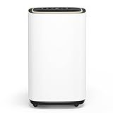 Manistin 5000 Sq.Ft Dehumidifier for Basement with Drain Hose, 52 Pint Dehumidifiers for Home, 3 Modes, Humidity Display & Timer & Child Lock, Large Room Compressor for Bedroom/Bathroom/Laundry