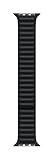 Apple Watch Band - Leather Link - (45mm) - Midnight - Medium/Large