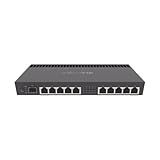MikroTik RB4011 Ethernet 10-Port Gigabit Router (RB4011iGS+RM)