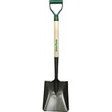 Union Tools 998241 Square Point Shovel with Hardwood Handle and D-Grip, 39-Inch