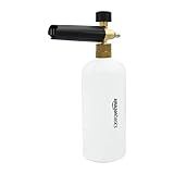 Amazon Basics Foam Cannon with 1/4-Inch Quick Connector for Pressure Washer, 33-Ounce (1 Liter)