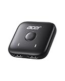 Acer HDMI Switch 2 in 1 Out, 4K60Hz Bidirectional 1 in 2 Out Video Switcher