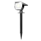 Peasur 1 Pack Solar Spot Lights Outdoor Waterproof, Landscape Spotlights