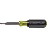Klein Tools 32476 5-In-1 Multi-Bit Screwdriver / Nut Driver with 2 Slotted, 2 Philips, and 1 Nut Driver Tip