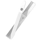 Bona Fide Beauty Czech Glass Nail File (Clear Color) with Silver Hardcase