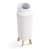 Momcozy Diaper Pail with Patented Triple-Seal Odor Control, Wide Opening, Ergonomic Height, Large Capacity with Viewing Window, Childproof Lock, Fits Standard Trash Bags