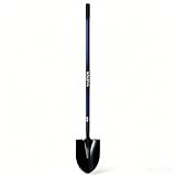 KOLEIYA Shovel,Shovels for Digging Heavy Duty with Fiberglass Handle,Spade Shovel for Gardening Trenching Planting Transferring,57 inches,Blue
