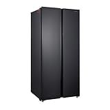 Iceblue 15.6 Cu.Ft. Side-by-side Refrigerators, 33" Full Size Refrigerator, Zoning Temperature Control Beverage Refrigerator with Freezer, Frost Free Beverage Fridge - Black Stainless Steel