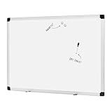 Amazon Basics Magnetic Whiteboard/Dry Erase Board, 36 x 48-inch, Aluminum Frame, Silver/White
