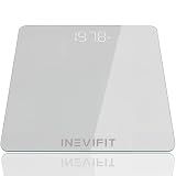 INEVIFIT Premium Bathroom Scale, Highly Accurate Digital Bathroom Body Scale, Measures Weight up to 400 lbs. Includes Batteries
