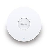 TP-Link EAP610, Omada Business WiFi 6 AX1800 Wireless Gigabit Access Point, Support Mesh, OFDMA, Seamless Roaming & MU-MIMO, SDN Integrated, Cloud Access & Omada App, PoE+ Powered, White