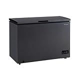 Frigidaire Chest Deep Freezer, 10 Cu. Ft. Capacity, Granita Rugged Design-Adjustable Thermostat-Removable Vinyl Coated Wire Basket-Easy Defrost Drain