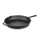 Elegant Kitchen Nonstick Pan, Premium Pre-Seasoned Cast Iron Skillet, Frying Pan for Oven, Stove or Grill, Safe for Indoor & Outdoor – 10 Inch