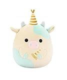 Squishmallows 2025 Original 8-Inch Happy Birthday Squad Plush - Collectible Soft & Squishy Mini Stuffed Animal Toy - Add to Your Squad - Gift for Kids, Girls & Boys (Belana Cow)
