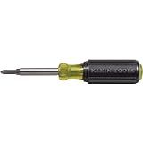 Klein Tools 32476 5-In-1 Multi-Bit Screwdriver / Nut Driver with 2 Slotted, 2 Philips, and 1 Nut Driver Tip