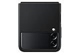 Samsung Galaxy Z Flip3 Leather Cover - Official Case - Black