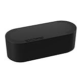 D-Line Cable Management Box, Power Strip Holder, Floor Outlet Hiders, Desk Cord Organizer, Cover TV Wires, Wire Storage, Extension Hider, Office Concealer for Cords, Baby Proof Cables - Large, Black