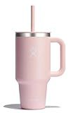 Hydro Flask 32 Oz Travel Tumbler with Handle, Lid and Straw - Insulated Stainless Steel in Trillium