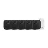 Blink Outdoor 4 – Wireless smart security camera, two-year battery life, 1080p HD day and infrared night live view, two-way talk. Sync Module Core included – 5 camera system