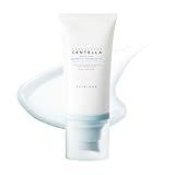 SKIN1004 Centella Hyalu-Cica Water-Fit Sun Serum UV, Korean Sunscreen SPF 50, Centella Sunscreen, Travel Essentials, Sunscreen with Hyaluronic Acid, No White Cast, Korean Skin Care, 1.69 fl.oz / 50ml