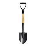 KOLEIYA Small Shovel ,Short Handle Shovel ,Overall Length 28 Inches ,Kids Shovels for Digging ,Shovels for Gardening,Metal Sand Shovel, Metal + Wooden