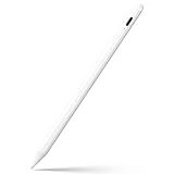 Stylus Pen for iPad 6th-11th Generation-2X Fast Charge Active Pencil Compatible with 2018-2025 Apple iPad Pro 11"/12.9"/M4, iPad Air 3/4/5/M2/M3,iPad mini 5/6 Gen-White