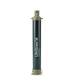 LifeStraw Personal Water Filter for Hiking, Travel and Emergency, Green, 1PK