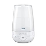 Vicks FilterFree Plus Cool Mist Plus Humidifier (VUL565), Medium Room –Filter-Free Cool Mist Humidifier for Baby, Kids and Adult Rooms, Works with Vicks VapoPads