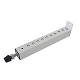JEACENT AC Security Window Lock Bar, Window Security Bars - Sturdy Steel, Extends from 10" to 17 1/2" for Sliding Windows with AC Unit Installed