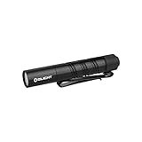 OLIGHT I3T 2 EOS Pocket EDC Flashlight, 200 Lumens Compact Bright Handheld Flash Lights, Dual-Output Tail Switch with AAA Battery and Two-Way Pocket Clip for Camping and Hiking (Black)