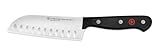 WÜSTHOF Gourmet 5" Hollow Edge Santoku Knife, Black