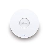 TP-Link EAP610, Omada Business WiFi 6 AX1800 Wireless Gigabit Access Point, Support Mesh, OFDMA, Seamless Roaming & MU-MIMO, SDN Integrated, Cloud Access & Omada App, PoE+ Powered, White