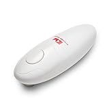 Kitchen Mama Auto Electric Can Opener: Open Your Cans with A Simple Press of Button - Automatic, Hands Free, Smooth Edge, Food-Safe, Battery Operated, YES YOU CAN (White)