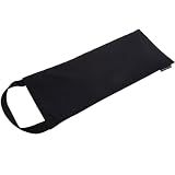 Everyday Yoga Sandbag Cotton Unfilled, Zipper Cover with Inner Bag - Black