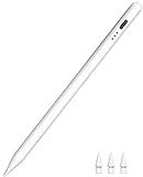 Stylus Pen for iPad 2018-2025, Fast Charging Magnetic Pencil (1st Generation) with Tilt Sensitivity & Palm Rejection for iPad Air 3/4/5/M2/M3, iPad Mini 5/6, iPad 6/7/8/9/10/11, iPad Pro 11"/12.9"/M4