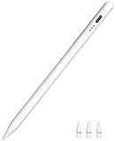 Stylus Pen for iPad 2018-2025, Fast Charging Magnetic Pencil (1st Generation) with Tilt Sensitivity & Palm Rejection for iPad Air 3/4/5/M2/M3, iPad mini 5/6, iPad 6/7/8/9/10/11, iPad Pro 11"/12.9"/M4