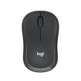 Logitech M240 Silent Bluetooth Mouse, Wireless, Compact, Portable, Smooth Tracking, 18-Month Battery, for Windows, macOS, ChromeOS, Compatible with PC, Mac, Laptop, Tablets - Graphite