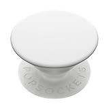 PopSockets: Phone Grip with Expanding Kickstand, Pop Socket for Phone - White