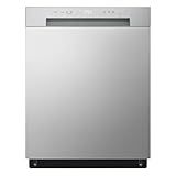 LG Front Control Dishwasher with LoDecibel™ Quiet Operation and Dynamic Dry™, Stainless Steel