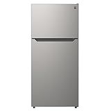 Kenmore 30" Top Mount Refrigerator with Freezer - Adjustable Shelving, Humidity-Controlled Crispers, LED Lighting, ENERGY STAR Certified, 18.1 cu. ft. Capacity - Fingerprint Resistant Metallic Steel