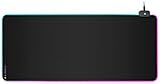 Corsair MM700 RGB Extended Cloth Gaming Mouse Pad - 36.6" x 15.8" - 360° RGB Lighting - Two USB Port Hub - Thick Rubber - Black
