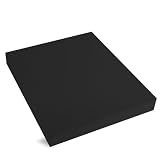 MBHKRRS Exercise Balance Pad – Large Cushioned Non-Slip Foam Mat & Knee Pad for Fitness, Stability Training, Physical Therapy (black)