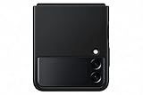 Samsung Galaxy Z Flip3 Leather Cover - Official Case - Black