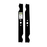 MaxPower 561544B 2-Blade Set for 46 Inch Cut MTD/Cub Cadet/Troy-Bilt Replaces 942-04244, 942-04290, 942-04244A, 742-04290, 742-04244, Black
