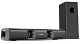 RIOWOIS Sound Bar for Smart TV, 90W Compact Soundbar TV Speaker with Subwoofer, 2.1Channel Home Theater Surround Sound System with Crisp Vocals and Deep Bass for TV PC Projector.