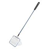 AQUANEAT Aquarium Fish Net, 3 inch Small Fish Tank Cleaning Net, Food Wastes Skimmer for Small Ponds and Pools